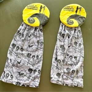 Nightmare Before Christmas Hand Towels Set of 2 NBC Halloween Purple Disney Jack